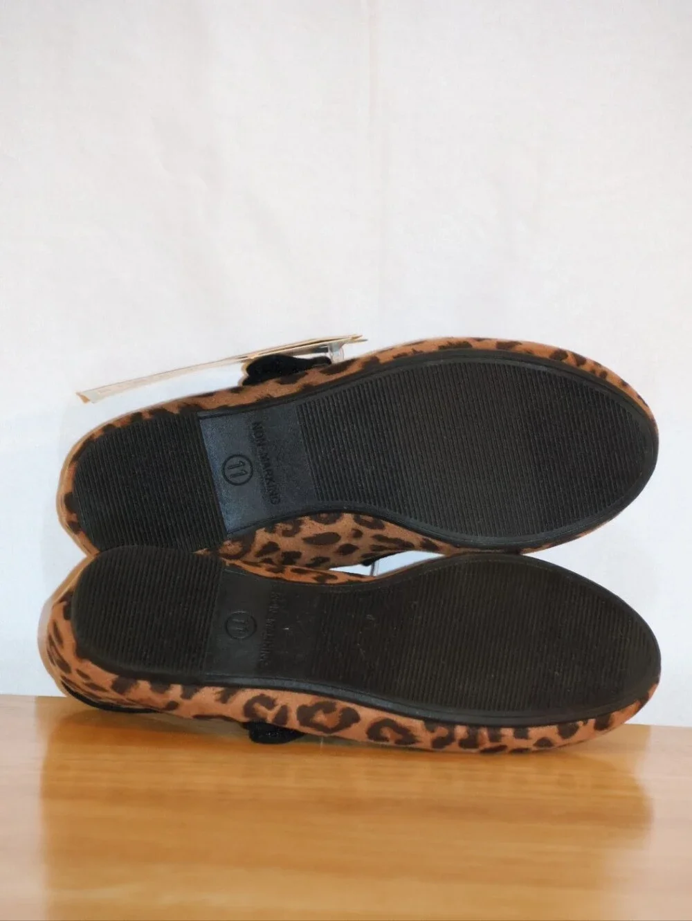 Cat & Jack Leopard Print Toddler Addy Ballet Flats.